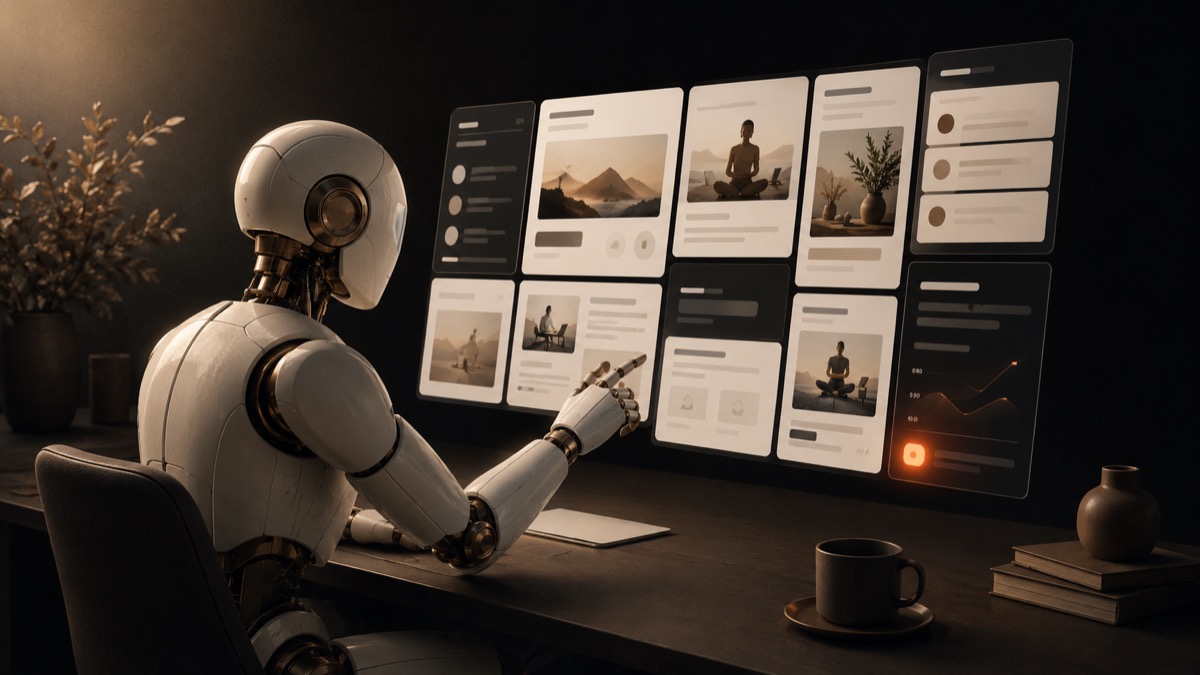 Vibeera cover graphic for the guide to AI marketing for course creators
